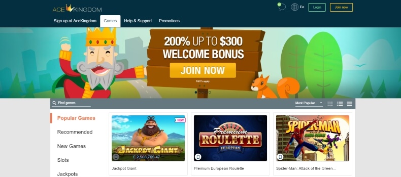 AceKingdom | Free Casino Bonus