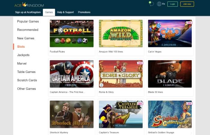Ace Kingdom | Play online slots