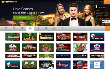 Casino.com | Play live casino Games